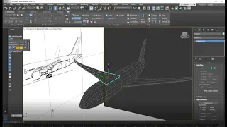 Modeling airplane in 3Ds max Tutorial part 1