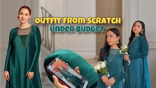 Hania Amir’s Inspired Outfit from Scratch | Recreation under Budget | Local Market | Lulusar Brand