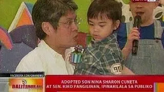 BT: Adopted son nina Sharon Cuneta at Sen. Kiko Pangilinan, ipinakilala sa publiko