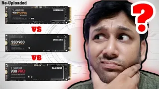 कौनसी NVMe SSD लेनी चाहिए ? Samsung 970 EVO Plus vs Samsung 980 vs Samsung 980 Pro NVMe SSD.