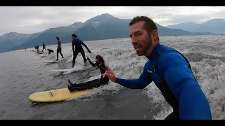 Surfing the Turnagain Arm Tidal Bore with Ben Gravy in Alaska Part 2