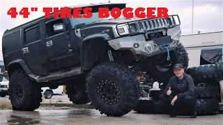 We are building crazy Hummer H2 for offroad, new wheels and tires!