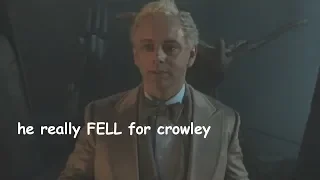 aziraphale being in love with crowley for 4 minutes