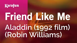 Friend Like Me - Aladdin (1992 film) (Robin Williams) | Karaoke Version | KaraFun