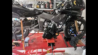 Honda NSR 125 przygotowanie do remontu silnika