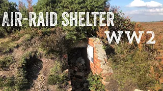 WW2 Air Raid Shelter at ‘Huff-Duff’ on the hill at Ibsley in the New Forest 4K