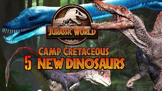 5 NEW DINOSAURS THAT COULD BE IN JURASSIC WORLD CAMP CRETACEOUS SEASON 4!