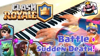 CLASH ROYALE - Battle + Sudden Death ~ Piano cover w/ Sheet music!