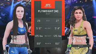 Casey O'Neil Vs. Natalia Cristina Da Silva : EA Sports UFC 5 Simulations : UFC 5 (PS5)