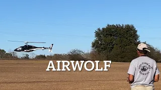 Perfect Scale RC Helicopter Demonstration “Airwolf” Bell 222