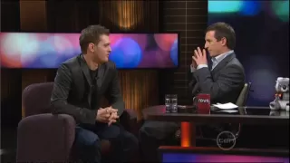 Michael Buble & Rove - The bromance (plus Seth Rogen & Paul Rudd exchange water/spit)