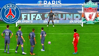 PSG VS LIVERPOOL ! RONALDO MESSI NEYMAR MBAPPE I PENALTY SHOOTOUT ! FIFA 23 PC NEXT GEN! 4K