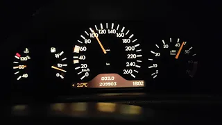 Mercedes Benz Clk 320 V6 W208 160 Kw 0-160 Km/h Acceleration