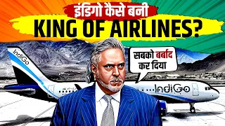 INDIGO✈️ King of Indian Airline | How Indigo Destroyed Kingfisher, Jet Airways & Sahara | Live Hindi