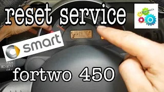 RESET SERVICE su SMART fortwo 450