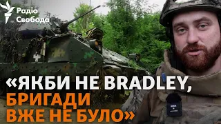 [ENG SUB] Ukrainian soldiers tell how M2 Bradley saves their lives during Ukrainian counteroffensive