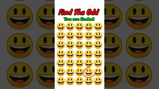 Find The Odd Emoji Challenge|इमोजी फाइंड चैलेंज |#ytshorts #oddemojichallenge #babaji8xgaming