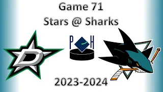 March 26th, 2024 Stars @ Sharks Review