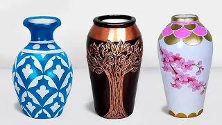 Big Size Corner Flower vase making || Cement flower vase at home || Paper flower vase making