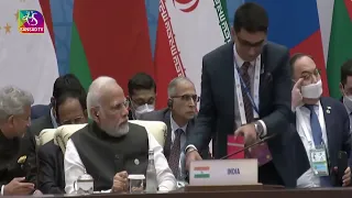 PM Modi and other SCO leaders sign Samarkand Declaration, Uzbekistan