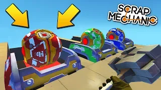 🔘 ОГРОМНЫЕ ШАРЫ против МОЛОТКОВ 🔨 ЧЕЛЛЕНДЖ в Scrap Mechanic 🔨 СКРАП МЕХАНИК 🔔