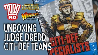 Warlord Games and 2000 AD: Judge Dredd Citi-Def Units - Unboxing