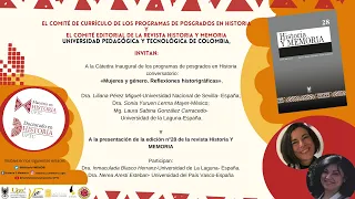 Conversatorio: «Mujeres y género. Reflexiones historigráficas»