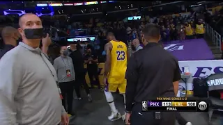 LeBron James Walkout Losing to Phoenix Suns! | No Sportmanship