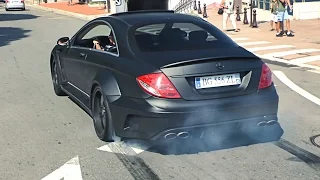 Widebody Mercedes CL500 - V8 sounds in Monaco