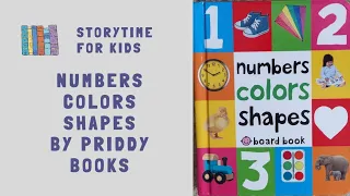 🎨 Numbers, Colors, Shapes, from Priddy Books @storytimeforkids123