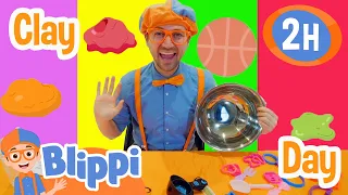 Learn Shapes and Spelling with Clay | Blippi and Meekah Best Friend Adventures | Educational Videos