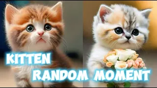 KITTEN CUTE MOMENTS PART 11 || CUTE ANIMAL KAMPUNG