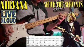 NIRVANA - Serve the servants - Live and loud - Guitar cover W/Tabs