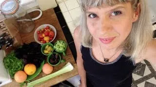 Raw Vegan Citrus-Date Salad Dressing Recipe Demo