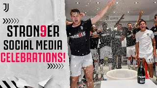 📱🎉 How the Juventus Players Celebrated on Social Media! | #Stron9er