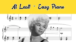 At Last - Etta James / Easy Piano Solo