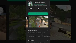 how to download goat simulator 3 in android #shorts 👿