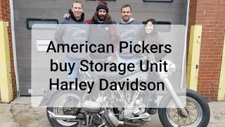 Sold American Pickers Best Motorcycle Ever Abandoned Storage Unit Locker What the Hales Hale$ Part1