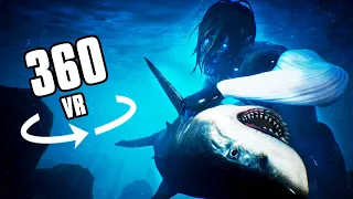 360° VR - OCEAN TITAN ATTACKS SHARK! | Virtual Reality Experience