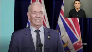 B.C. premier speaks with reporters after addressing municipal leaders – September 16, 2022