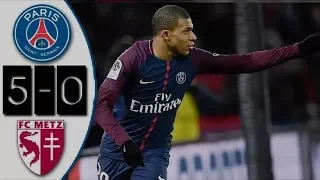 PSG VS METZ 5-0 FRANCE LEAGUE 10/03/2018 ALL GOALS & HIGHLIGHTS