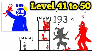 Stick War : Hero Tower Defence Level 41 to 50 Gameplay Walkthrough