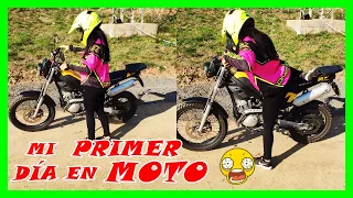 🏍🤦‍♀️CONDUCIENDO MOTO POR PRIMERA VEZ #1