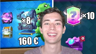 GRÖßTES OPENING ÜBERHAUPT! 🔥| 160€ für 10 Legendäre Karten?! | Clash Royale deutsch