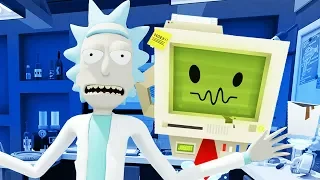 JOB BOT and Rick?!? - Rick and Morty: Virtual Rick-ality Gameplay - VR HTC Vive