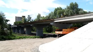 Житомирщину відвідали естонські парламентарі: оглянули хід ремонту зруйнованого моста в Малині
