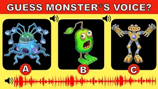 Guess the MONSTER'S VOICE | my singing monsters - msm 2023
