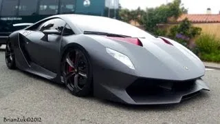 Lamborghini Sesto Elemento - Start Ups and On Road