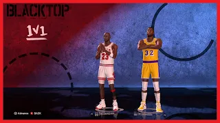 Michael Jordan VS Magic Johnson | BLACKTOP HD | NBA2K21 1V1