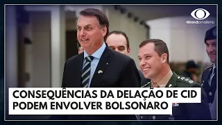 "Cid não vai inventar nada", diz Bolsonaro sobre delação | Jornal da Noite